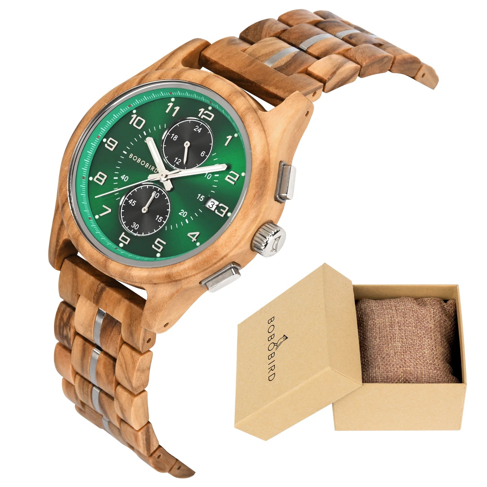 BOBO BIRD montre montre-bracelet en bois homme fabriqué à la main Vintage nouvelle montre à Quartz en bois avec montre en bois naturel élégante Unique personnalisé
