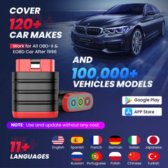 THINKCAR ThinkDiag Mini Scanner automobile OBD2, outils de Diagnostic de voiture, lecteur de Code OBD, diagnostic de tous les systèmes, mise à jour gratuite à vie