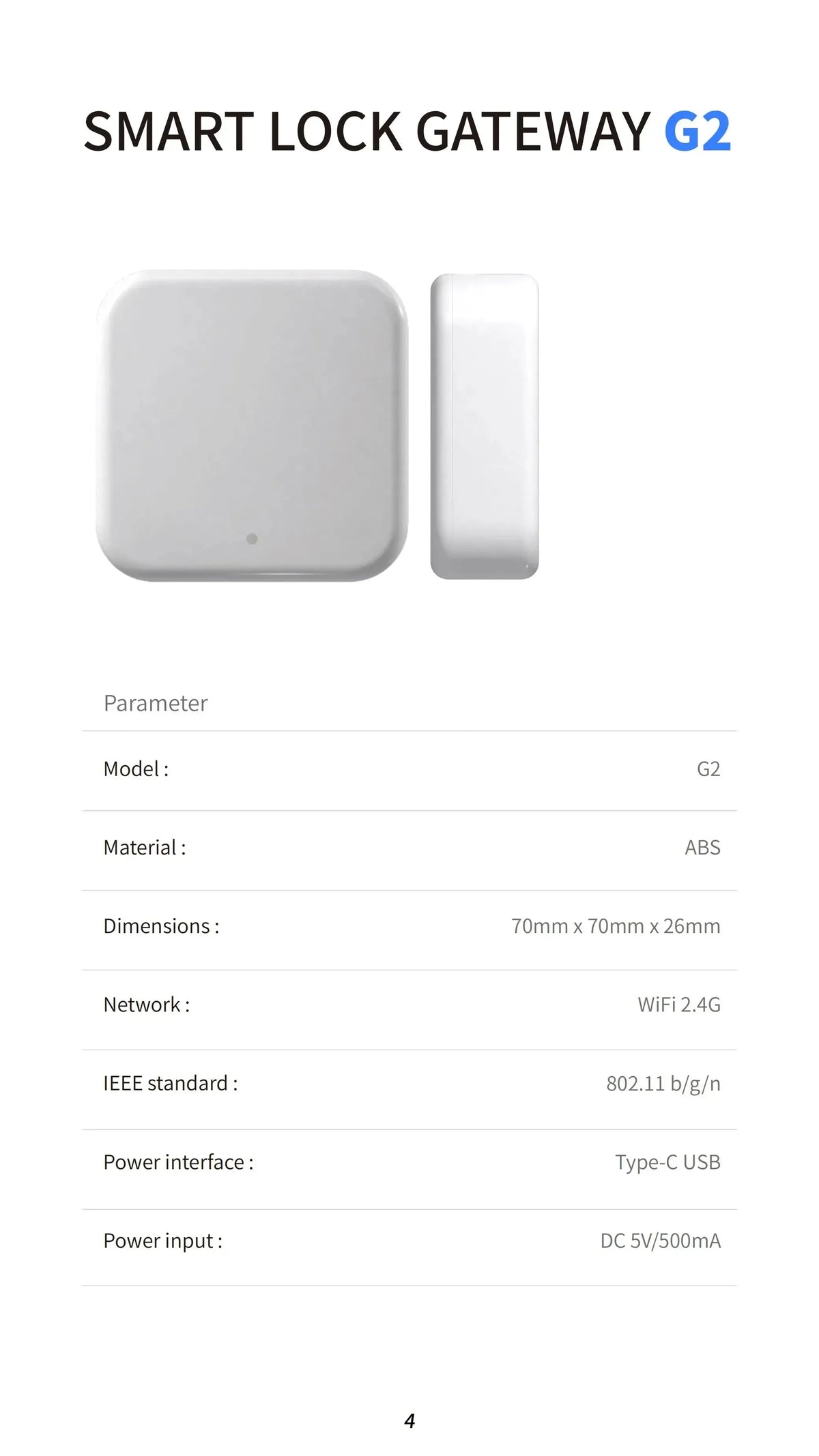 RAYKUBE TT LOCK G2 passerelle Wifi sans fil Hub RJ45 filaire G3 passerelle/TT serrure porte-clés télécommande/capteur de porte pour serrure intelligente