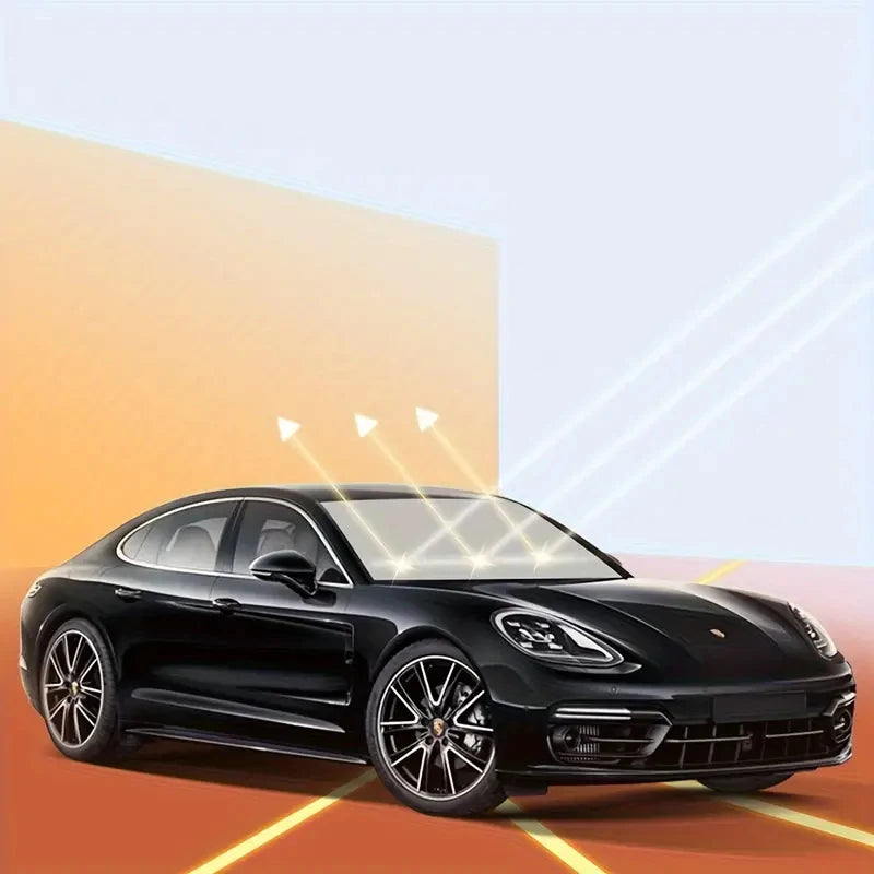 Foldable Sunshade for Car Windshield, Anti-Ultraviolet, for Car Front Window (Heat Protection)