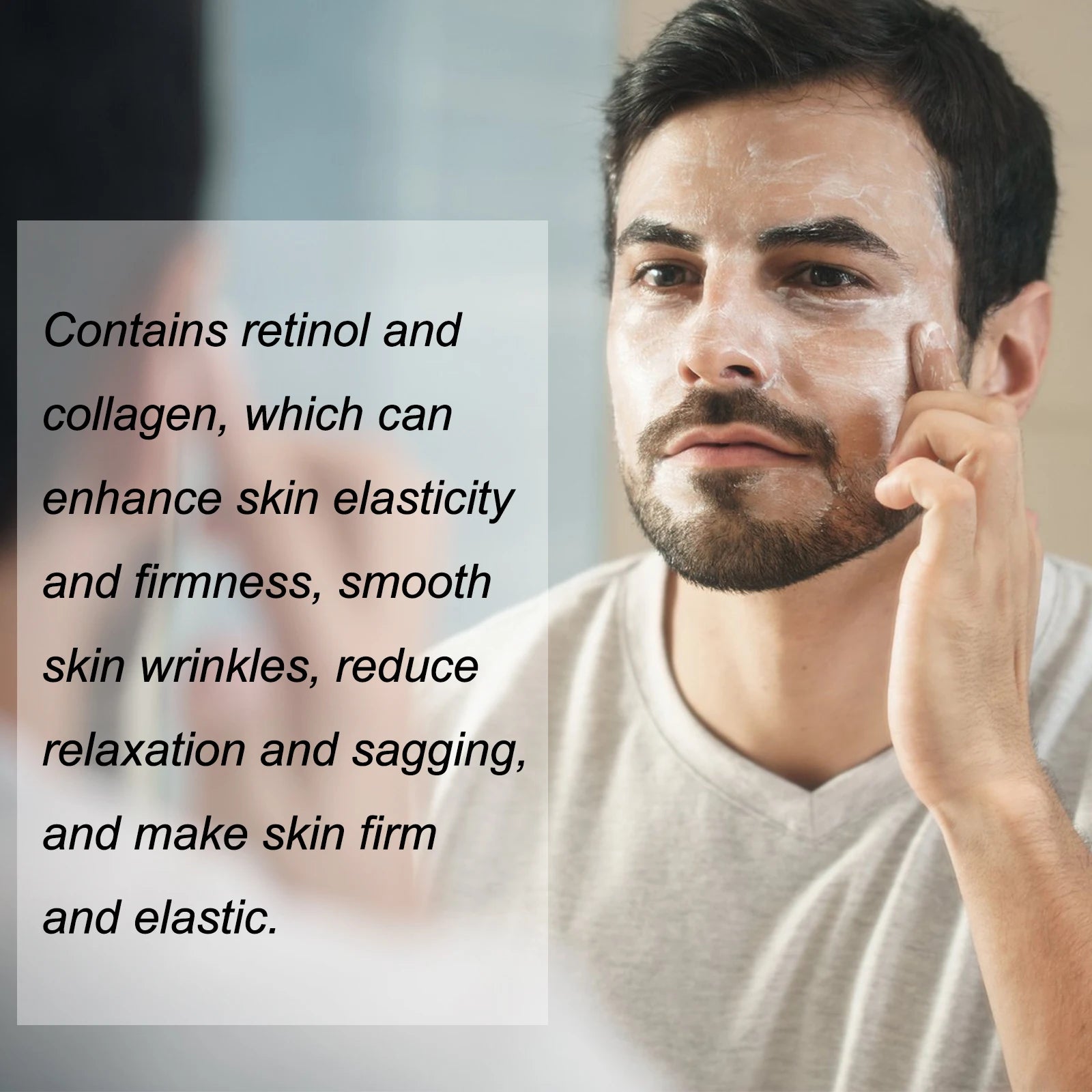 East Moon 50g collagène hommes crème Anti-rides hydratant pour le visage raffermissant Lifting cou peau lisse instantanée crème nourrissante pour le visage