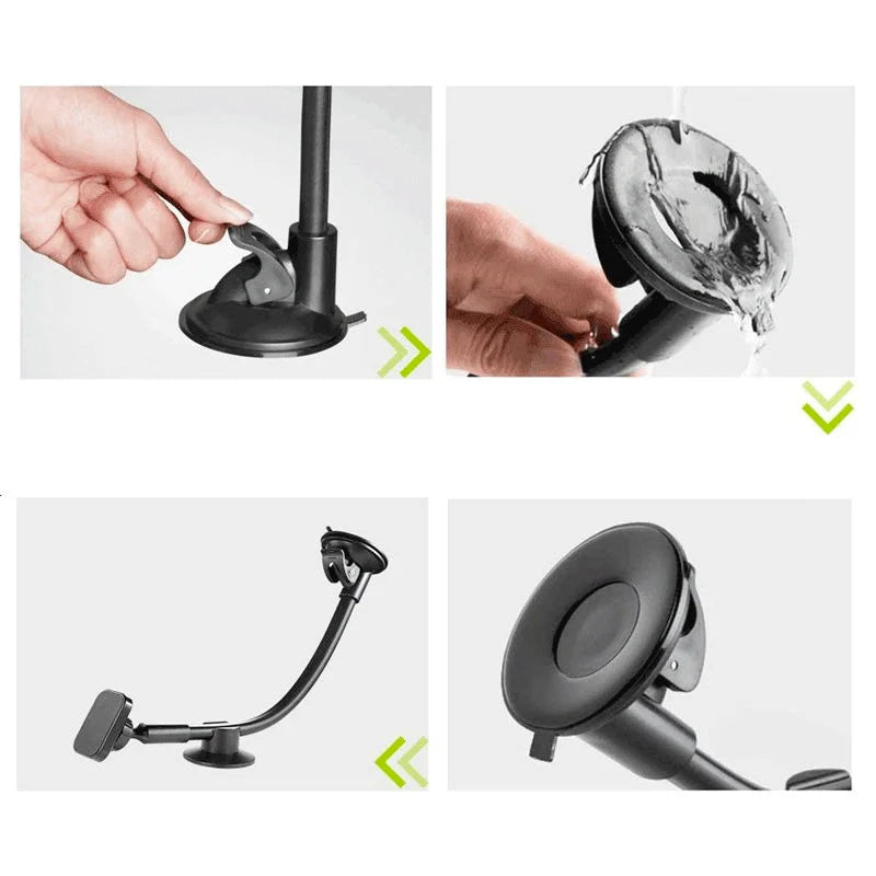 Support de téléphone magnétique universel pour voiture, bras long, pare-brise, tableau Prada, support de voiture magnétique, support S6 pour téléphone portable, support pour iPhone support portable pour voiture