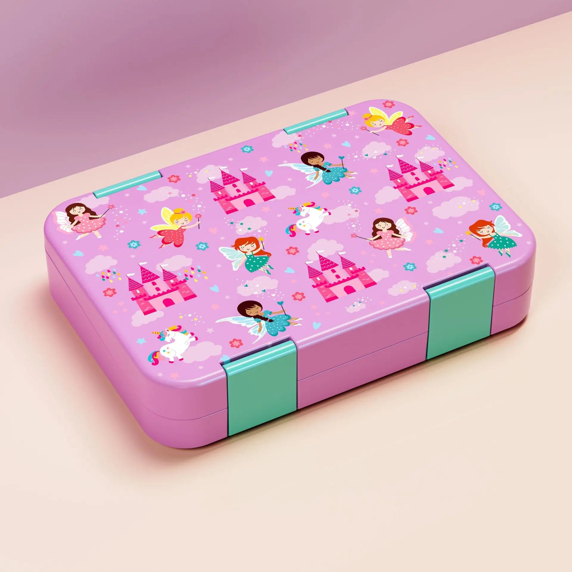 Boîte à lunch Bento pour enfants avec 4/6 compartiments, récipient alimentaire sans BPA, passe au micro-ondes et au lave-vaisselle pour les repas, l'école