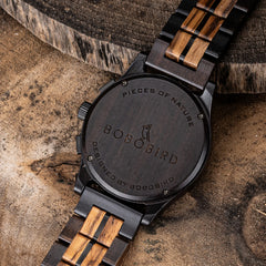 BOBO BIRD montre montre-bracelet en bois homme fabriqué à la main Vintage nouvelle montre à Quartz en bois avec montre en bois naturel élégante Unique personnalisé