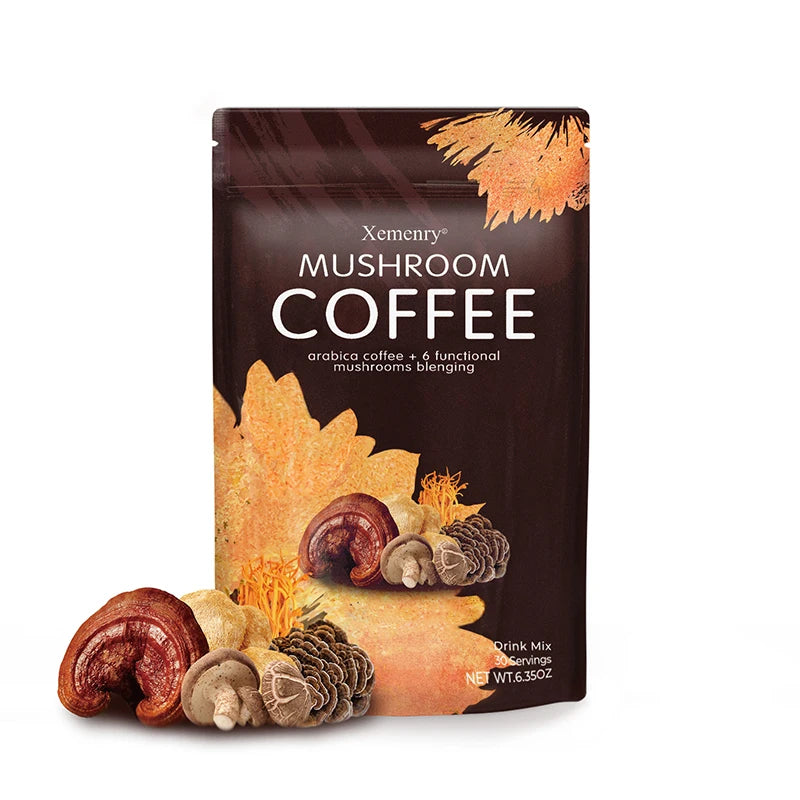 Café de chambre plus lent avec crinière de discussion, cordyceps, reishi, reconstitue l'énergie, améliore la concentration, améliore l'immunité, 1 paquet