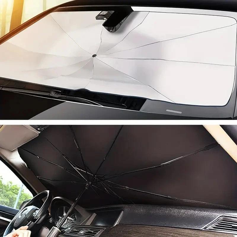 Foldable Sunshade for Car Windshield, Anti-Ultraviolet, for Car Front Window (Heat Protection)
