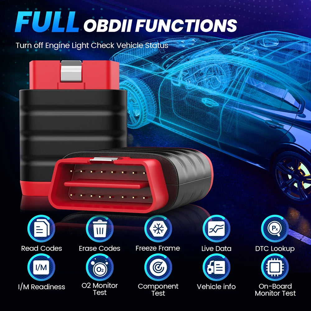 THINKCAR ThinkDiag Mini Scanner automobile OBD2, outils de Diagnostic de voiture, lecteur de Code OBD, diagnostic de tous les systèmes, mise à jour gratuite à vie