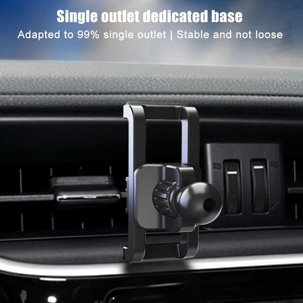 Clip de ventilation pour voiture, support de téléphone portable universel, Base à tête sphérique de 17mm pour sortie d'air de voiture, crochet, accessoires de serrage, supports GPS