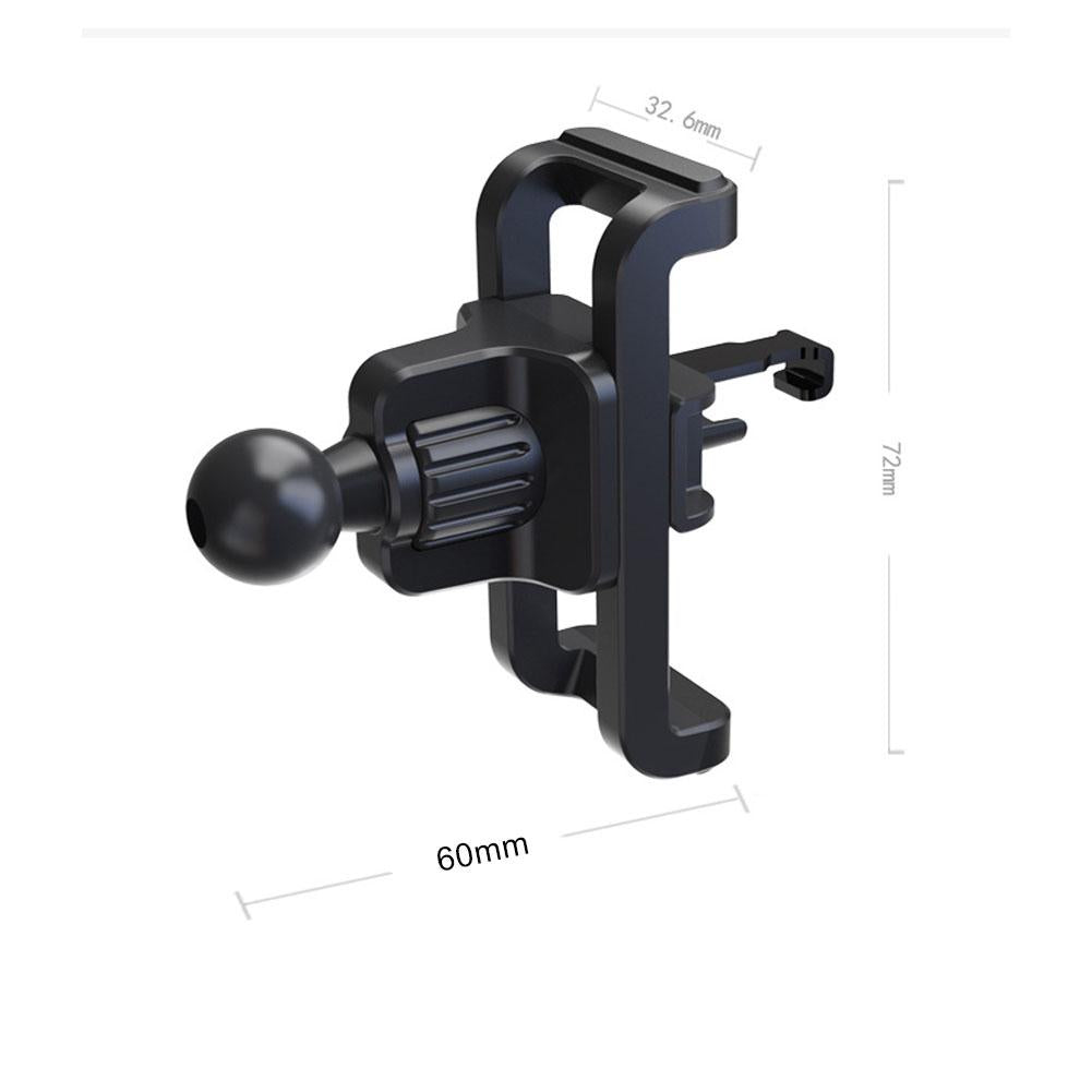 Clip de ventilation pour voiture, support de téléphone portable universel, Base à tête sphérique de 17mm pour sortie d'air de voiture, crochet, accessoires de serrage, supports GPS