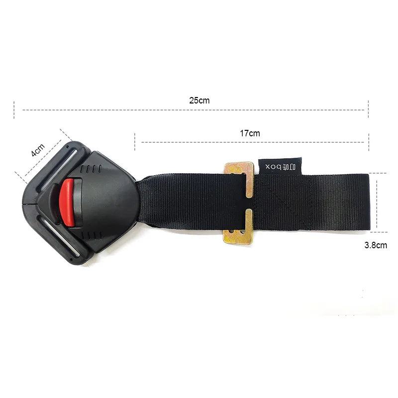 Harnais de ceinture de sécurité pour enfants, panier de sécurité de voiture pour bébé, ceinture étendue avec loquet de verrouillage, boucle de klaxon, accessoires pour bébé