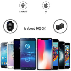 Smartphone tripod, mobile monopod, camera mount, selfie stick, Bluetooth-compatible remote shutter