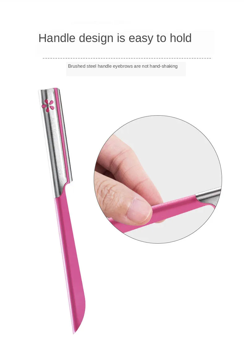 3/5 Piece Eyebrow Trimmer Set for Women, Makeup Beauty Eyebrow Hair Removal Hairdressing Tool, Steel Blade, Facial Eyebrow Razor, Trimmer