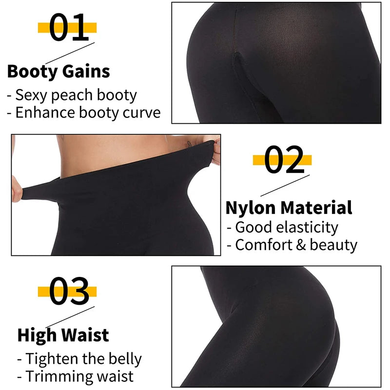 Shapewear Anti Cellulite Compression femmes Leggings jambe minceur corps Shaper taille haute ventre contrôle culotte cuisse plus mince