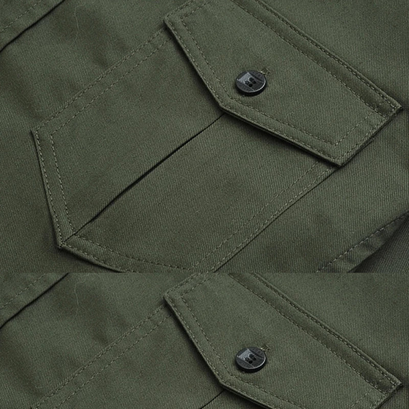Chemises militaires pour hommes 2025 automne à manches longues vêtements de travail décontractés chemises de poche Camisas mince solide chemises militaires pour hommes Chemise Homme