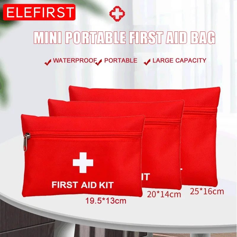 Kit d'urgence de voyage pour camping en plein air, pour la pêche, traitement médical familial, sac de premiers secours Portable étanche, étui pour Kits d'urgence