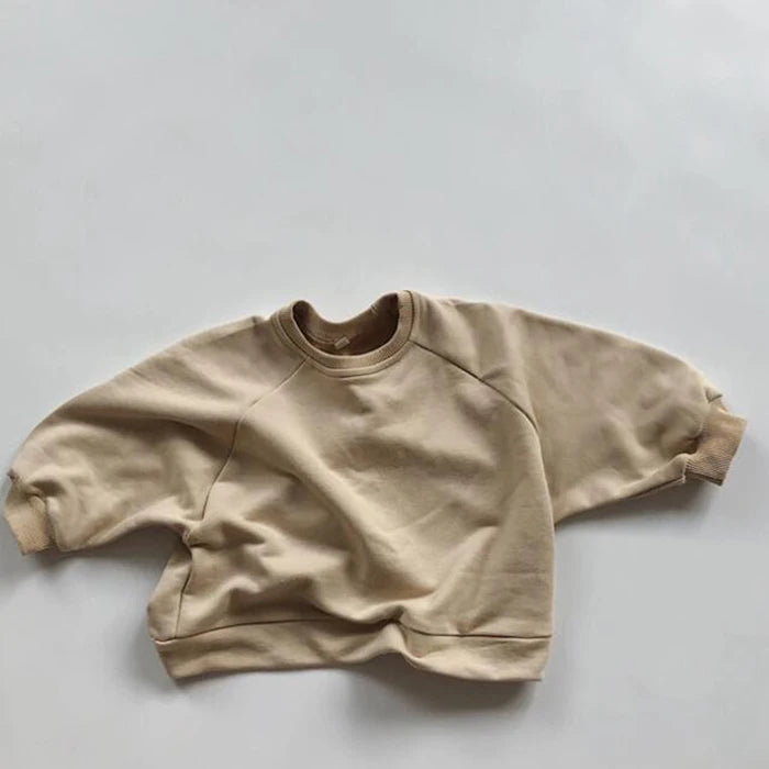 Vêtements pour enfants japon Style coréen automne printemps bébé filles garçons décontracté à manches longues sweats T-shirt enfants hauts pullover