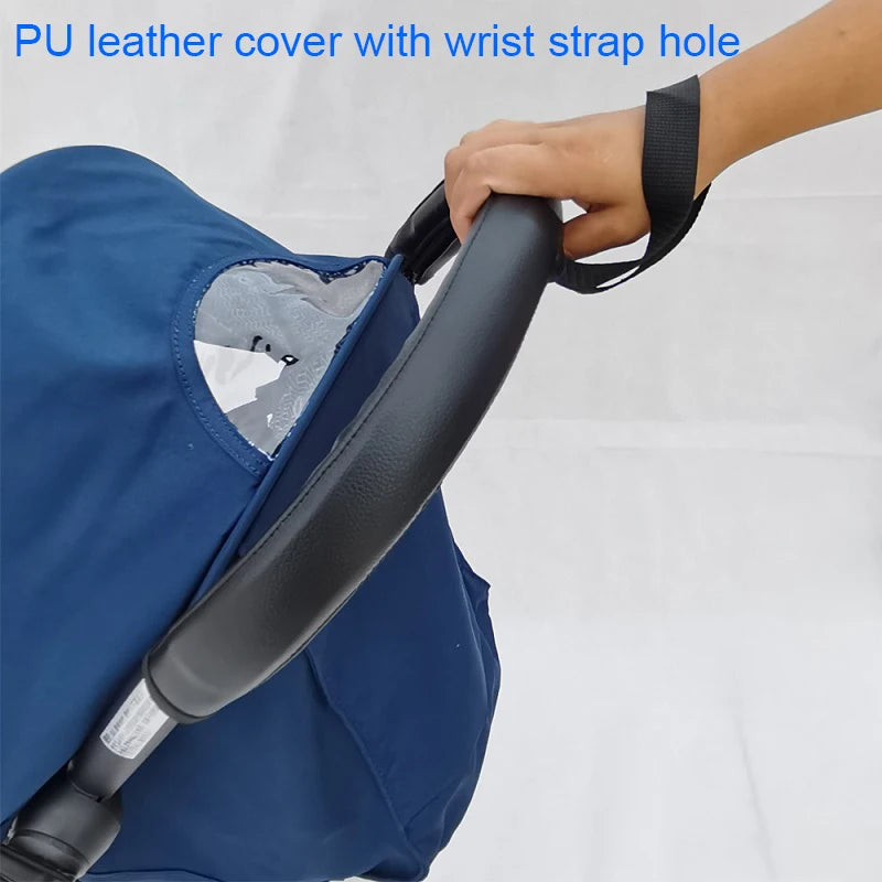 Accessoires de poussette pour bébé, housse de protection en cuir et accoudoir, barre de pare-chocs, poignée de main courante pour Babyzenes Yoyo Yoya + landau