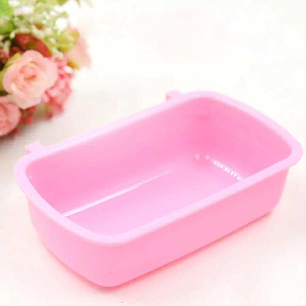 Petit bol d'alimentation pour animaux de compagnie, dispositif d'eau potable, mangeoire pour hamster, pigeon, tortue, tasse d'alimentation pour lapin