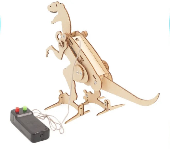 Analyste de jouets scientifiques pour enfants, modèle de dinosaure, technologie de bricolage, outil expérimental, jeux de puzzle en bois, fournitures scolaires