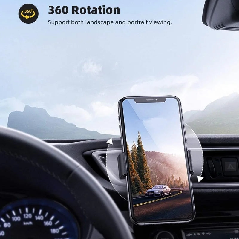 Support de téléphone universel pour voiture, pour iPhone XS 8 11 12 13 14 15 Pro Max, Clip de montage pour grille d'aération, Support de téléphone pour voiture, Smartphone