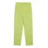 D3250 New Arrivals Women's Pants & Trousers Women High Waist Tight Solid Color Elegant Office Pants for Ladies Casual Pants