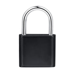 Serrure de porte sans clé aste USB, empreinte digitale, cadenas intelligent, déverrouillage rapide, alliage de zinc, métal, puce d'auto-développement, noir, argent