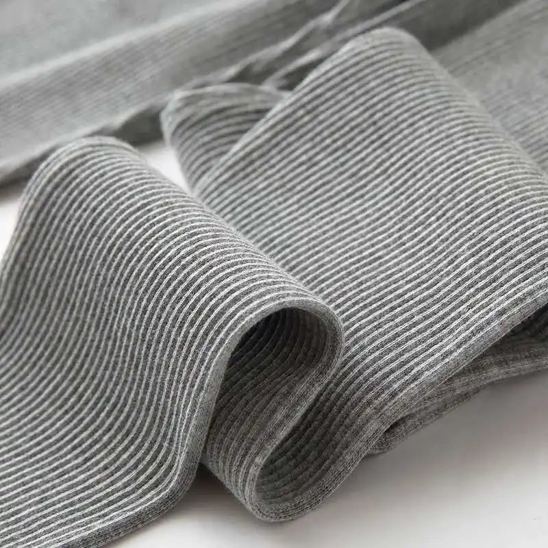 Women's Ribbed Leggings 2025 High Waist Autumn Winter Warm Cotton Leggings Casual Fashion Mesh 2XL Black Pants Sexy Leggings
