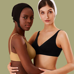 Femmes Latex soutien-gorge sous-vêtements sans couture Sexy brassières femme sans fil soutiens-gorge doux femme intimes Lingerie grande taille Bralette S-XL