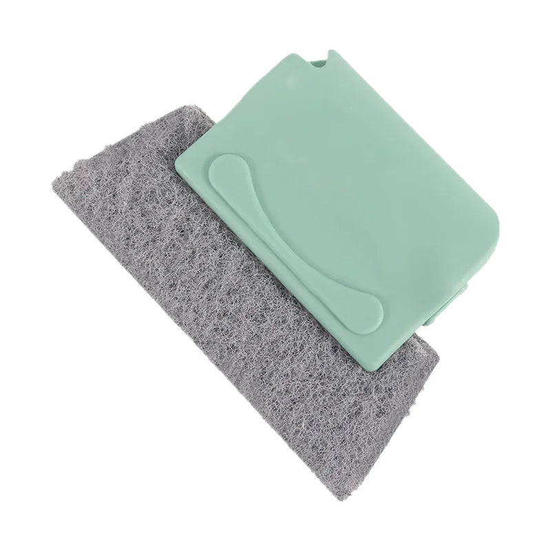 Brosse de nettoyage de rainure, chiffon de fenêtre créatif, brosse de nettoyage de fentes de fenêtre, outil de nettoyage de fentes de fenêtre