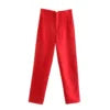 D3250 New Arrivals Women's Pants & Trousers Women High Waist Tight Solid Color Elegant Office Pants for Ladies Casual Pants