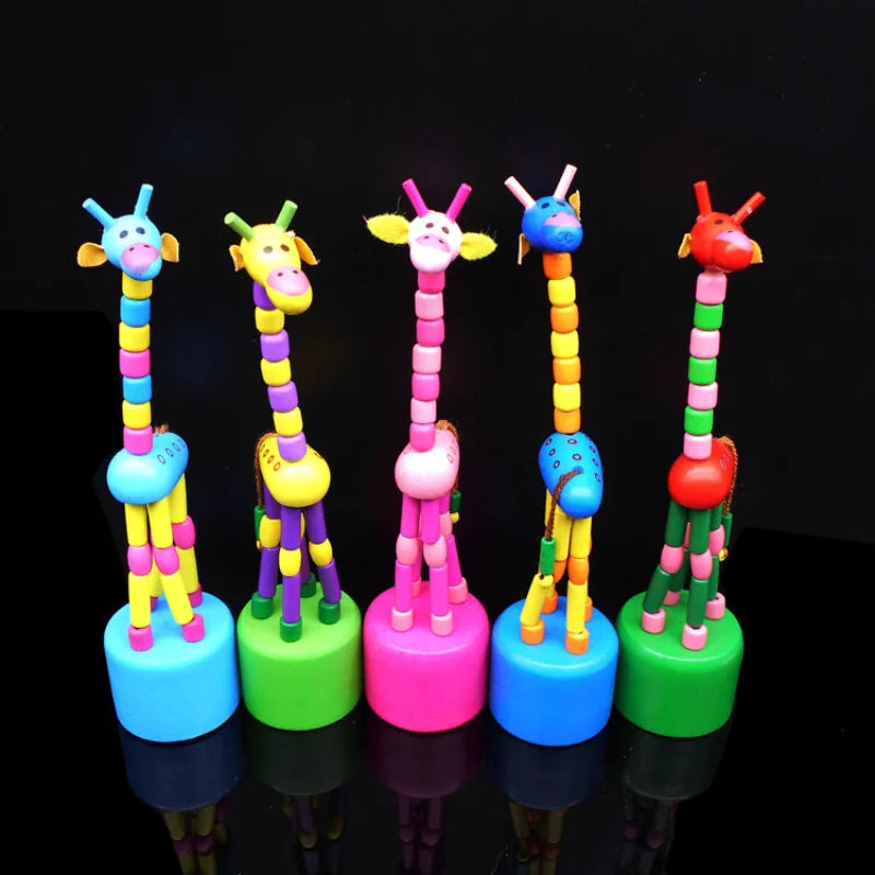 Jouets d'apprentissage pour bébés en bois, Animal girafe, jouet de développement pour enfants, jouets d'apprentissage éducatif intellectuel précoce, cadeau pour bébé