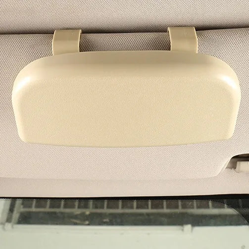 Boîte à lunettes de voiture portable, porte-lunettes de soleil, étui à lunettes de conduite, pare-soleil, porte-lentilles