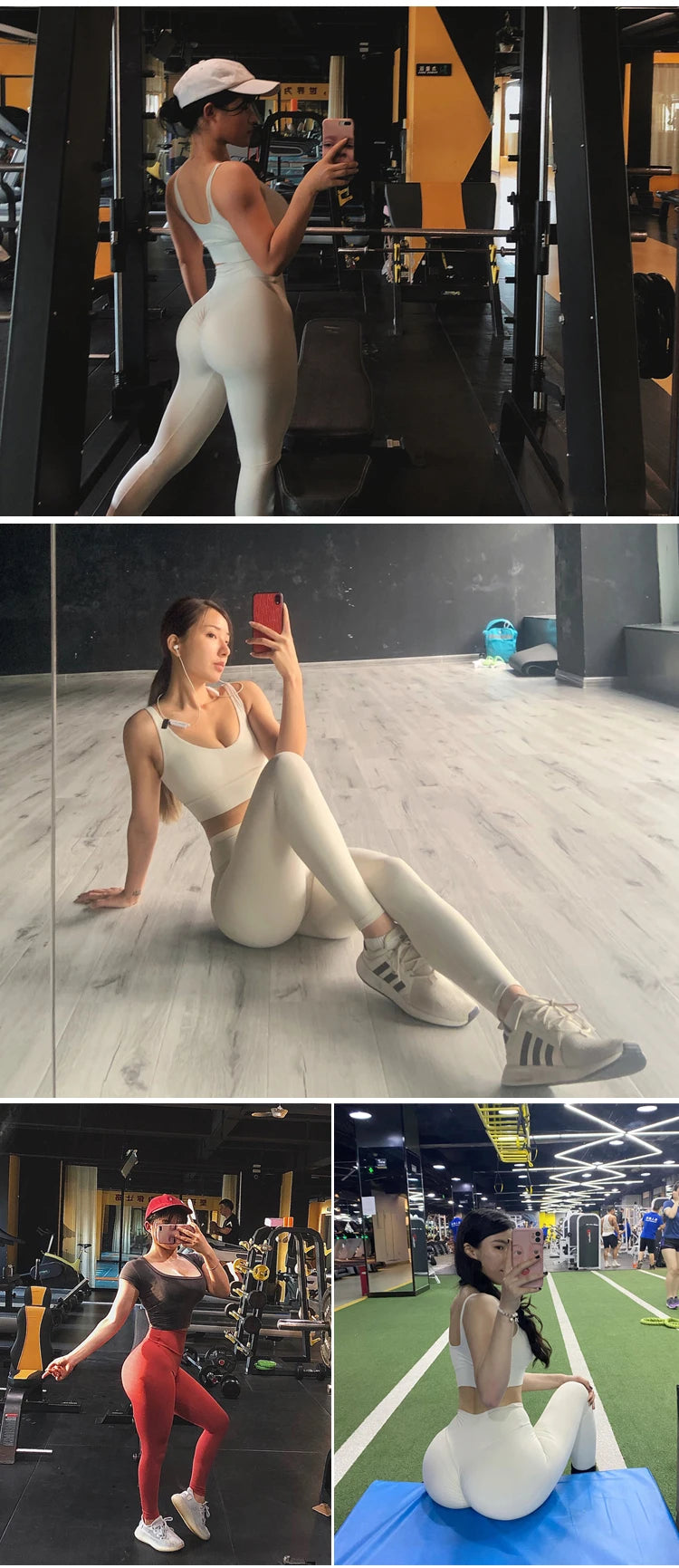 Women's Leggings for Fitness, Sexy Yoga Pants, High Waist Elastic Tights, Sports Clothing, Push-Up Long Pants, Hip Lift Leggings