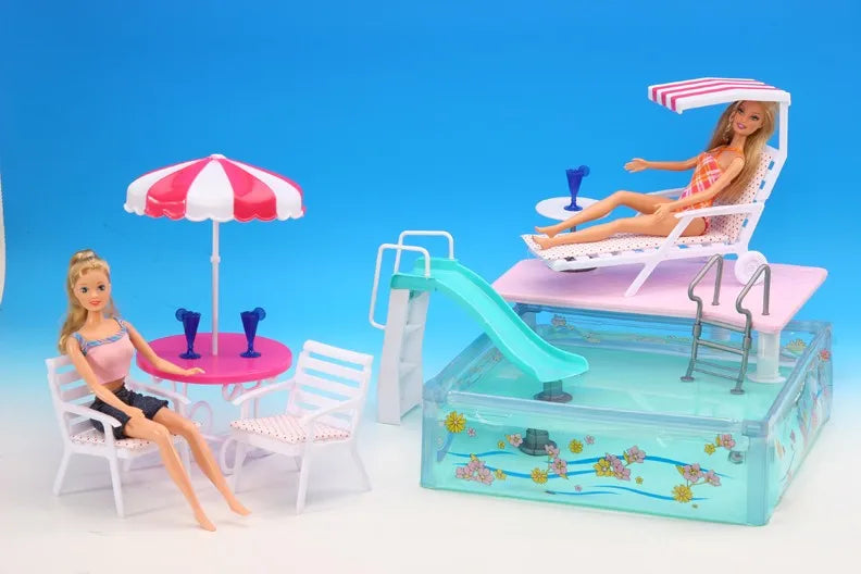 Accessoires pour poupées bjd 30cm, salle de classe pour enseignant, école, cuisine pour meubles de piscine 30cm, armoire, placard, lit, baignoire, salle de bain