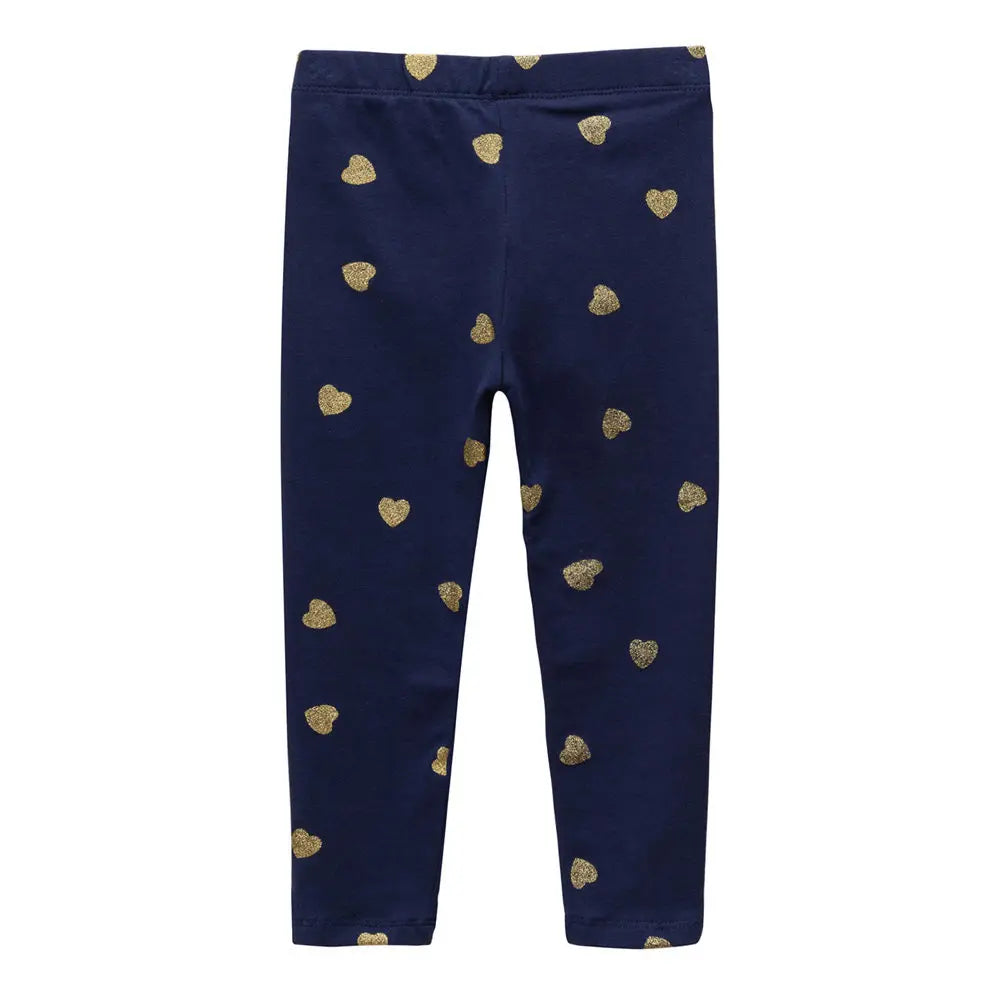 Girls' Leggings 100% Cotton Girl's Pants Girls' Skinny Pants Cartoon Print Pattern Children's Leggings Pants KF083