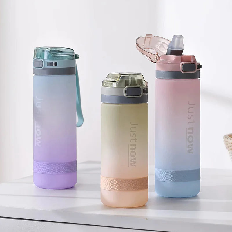 Bouteille d'eau en plastique de 600ml, livraison gratuite, articles portables, Shaker d'extérieur, Sport, mignon, pour filles, nouvelle mode
