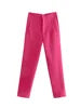 D3250 New Arrivals Women's Pants & Trousers Women High Waist Tight Solid Color Elegant Office Pants for Ladies Casual Pants