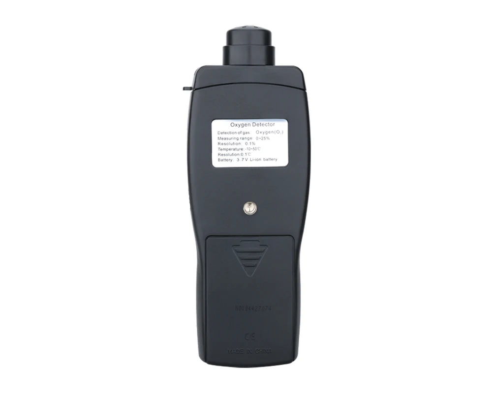 Capteur Intelligent Numérique d'Oxygène, Détecteur de Gaz, Alarme Sonore et Lumineuse, Moniteur de Qualité de l'Air avec Écran LCD de Température