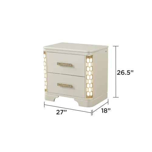 5 Piece Classic Furniture Wood King Bed Modern Bedroom Set Wooden Bed Furniture Home Bedside Table