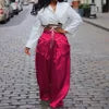 Boutique Wholesale 2024 Autumn New Fashionable Casual Solid Color Wide Leg Women's Pants
