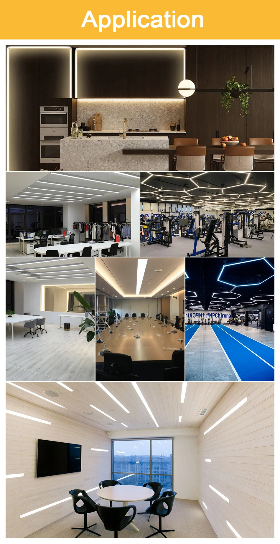 UL 320 Listed COB LED Strip Light, 480 LEDs/m, 16.4 feet of high-density flexible tape, 3000-6500K, RA90, Dimmable LED Lights, DC12V 24V