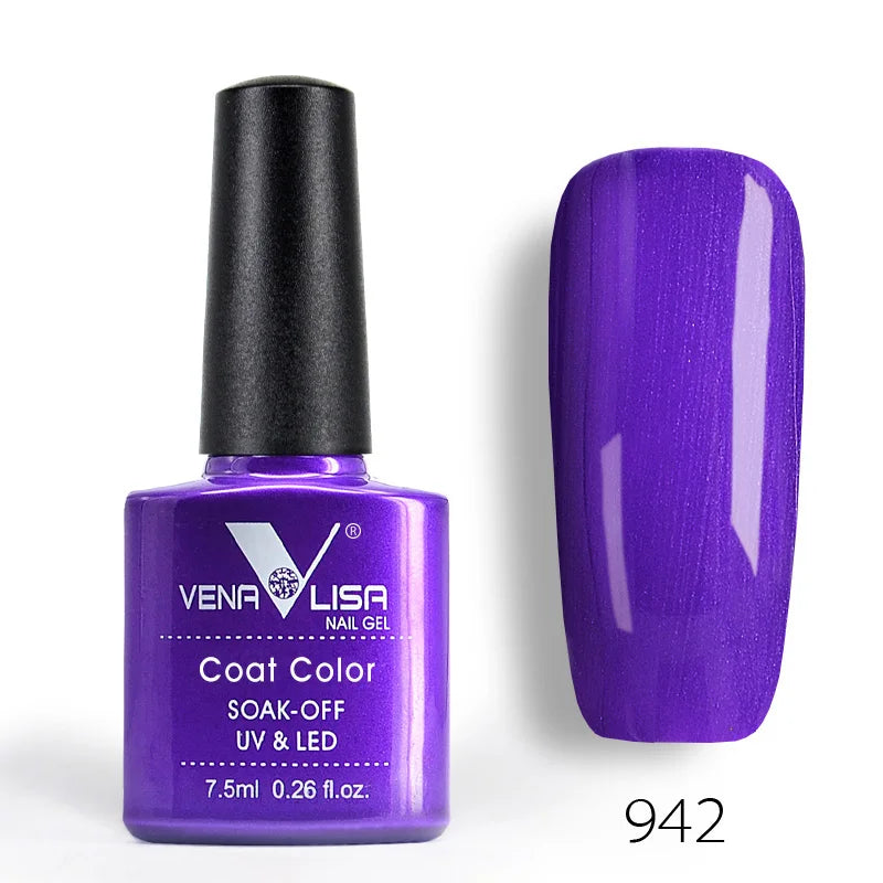 Venalisa 7.5ml mode brillant tremper UV Gel vernis à ongles cosmétiques Nail Art manucure ongles Gel vernis conseils vernis à ongles