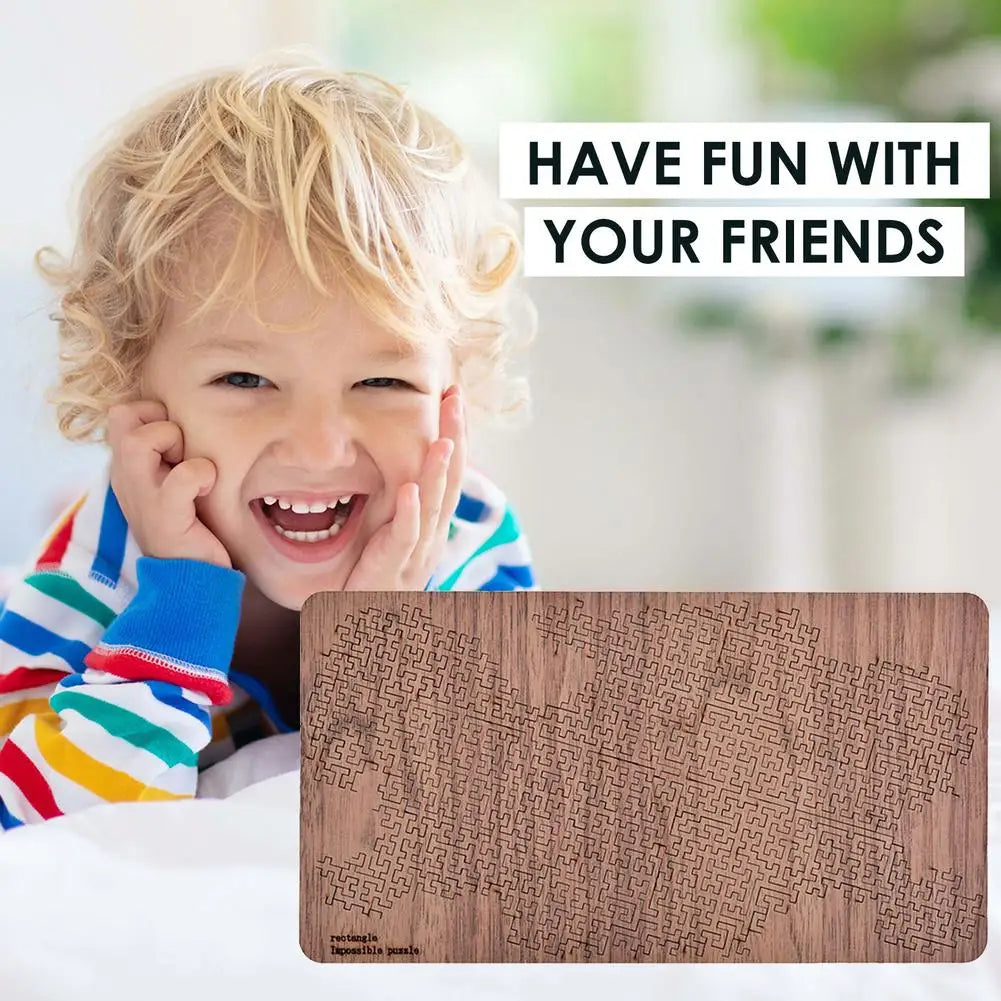 Puzzle en bois de haute qualité pour adultes, niveau Expert difficile, Puzzle Impossible, Puzzle Unique et stimulant, jeu de société en bois