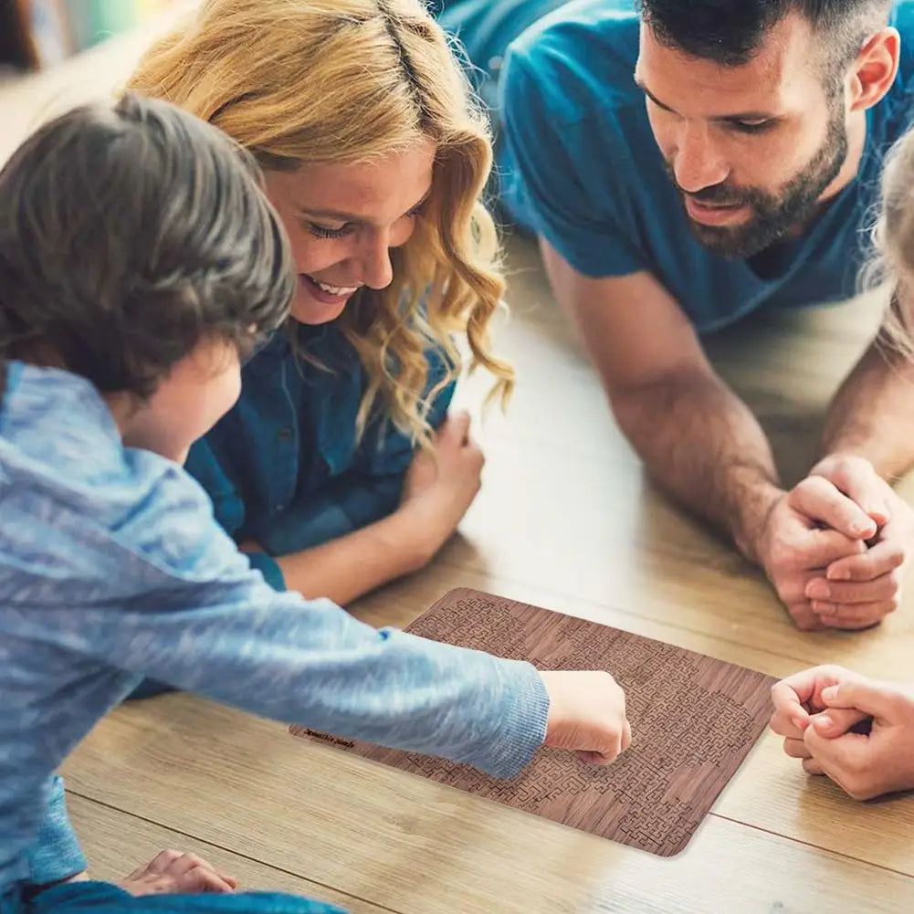 Puzzle en bois de haute qualité pour adultes, niveau Expert difficile, Puzzle Impossible, Puzzle Unique et stimulant, jeu de société en bois