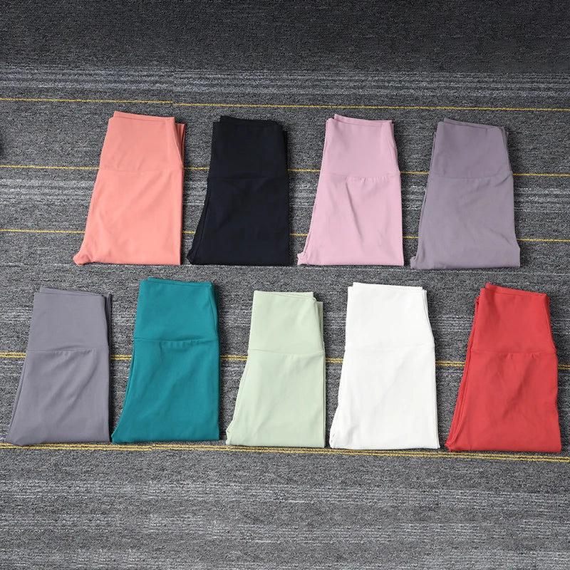 Women's Leggings for Fitness, Sexy Yoga Pants, High Waist Elastic Tights, Sports Clothing, Push-Up Long Pants, Hip Lift Leggings