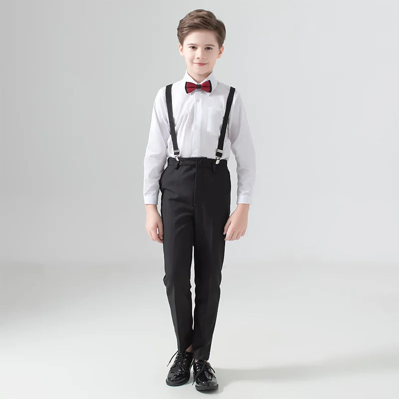 Costume de mariage formel pour garçons, Blazer de smoking pour fête de bal pour enfants, Costume de spectacle Pinao pour la journée des enfants, uniforme scolaire 2-14T