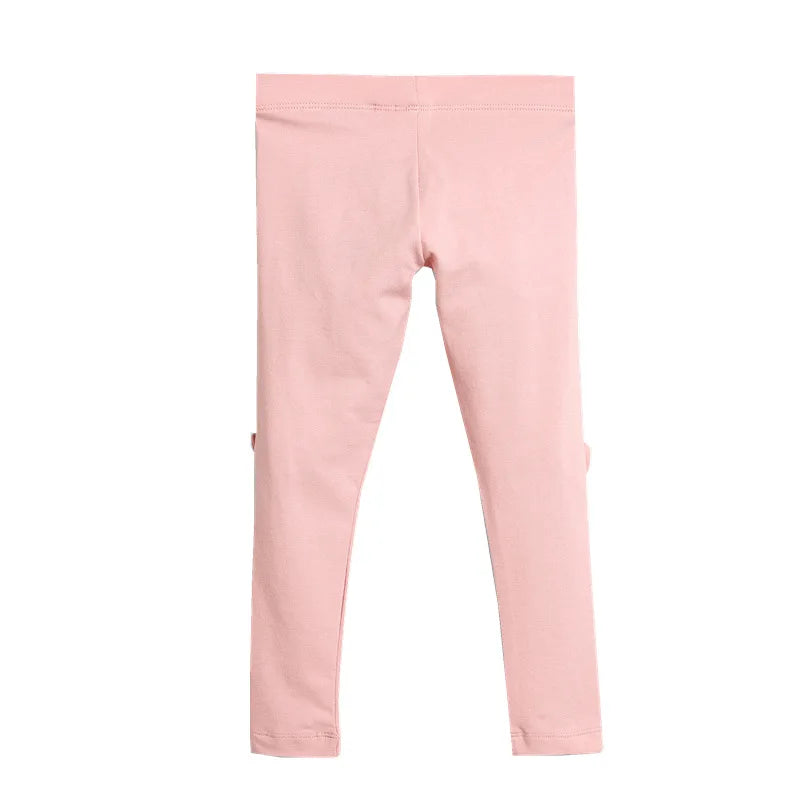 Girls' Leggings 100% Cotton Girl's Pants Girls' Skinny Pants Cartoon Print Pattern Children's Leggings Pants KF083