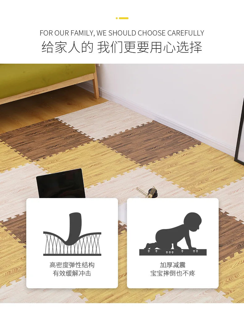 Tapis de Puzzle pour enfants, carrelage en mousse, tapis de jeu pour bébé, décoration de la maison, rembourrage de sol doux, jouets pour enfants, cadeaux
