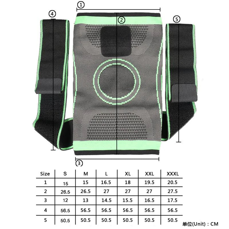 Genouillères de sport en nylon élastique, bandage de soutien, bretelles, manchon de compression, basket-ball, fitness
