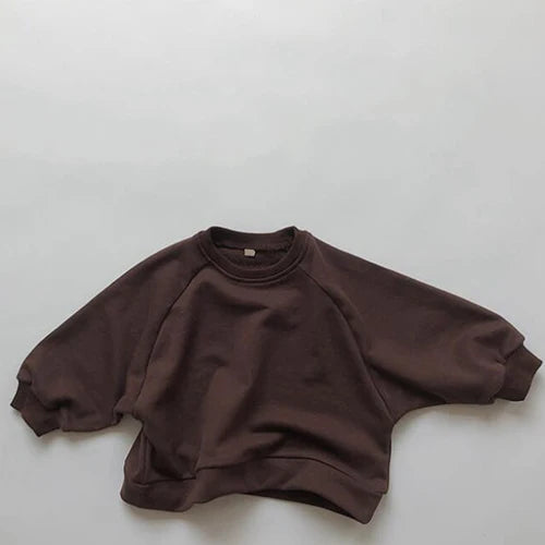Vêtements pour enfants japon Style coréen automne printemps bébé filles garçons décontracté à manches longues sweats T-shirt enfants hauts pullover